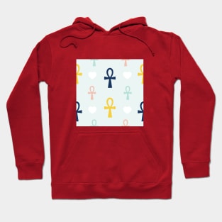 Colorful Ankh Pattern Hoodie